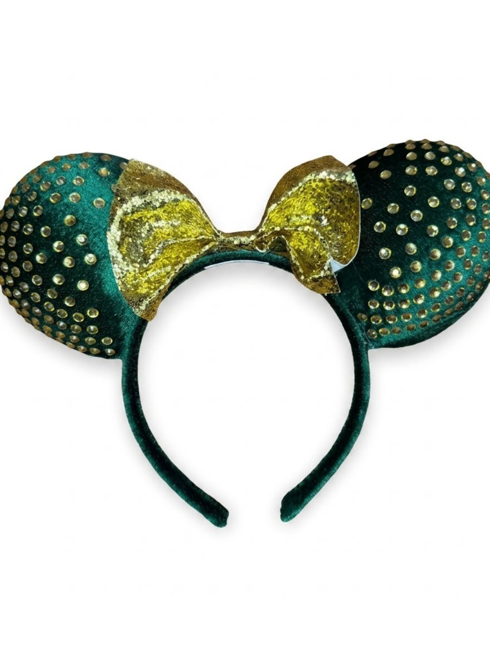 Authentic Disney Parks Minnie Mouse Ear Headband with Rhinestones